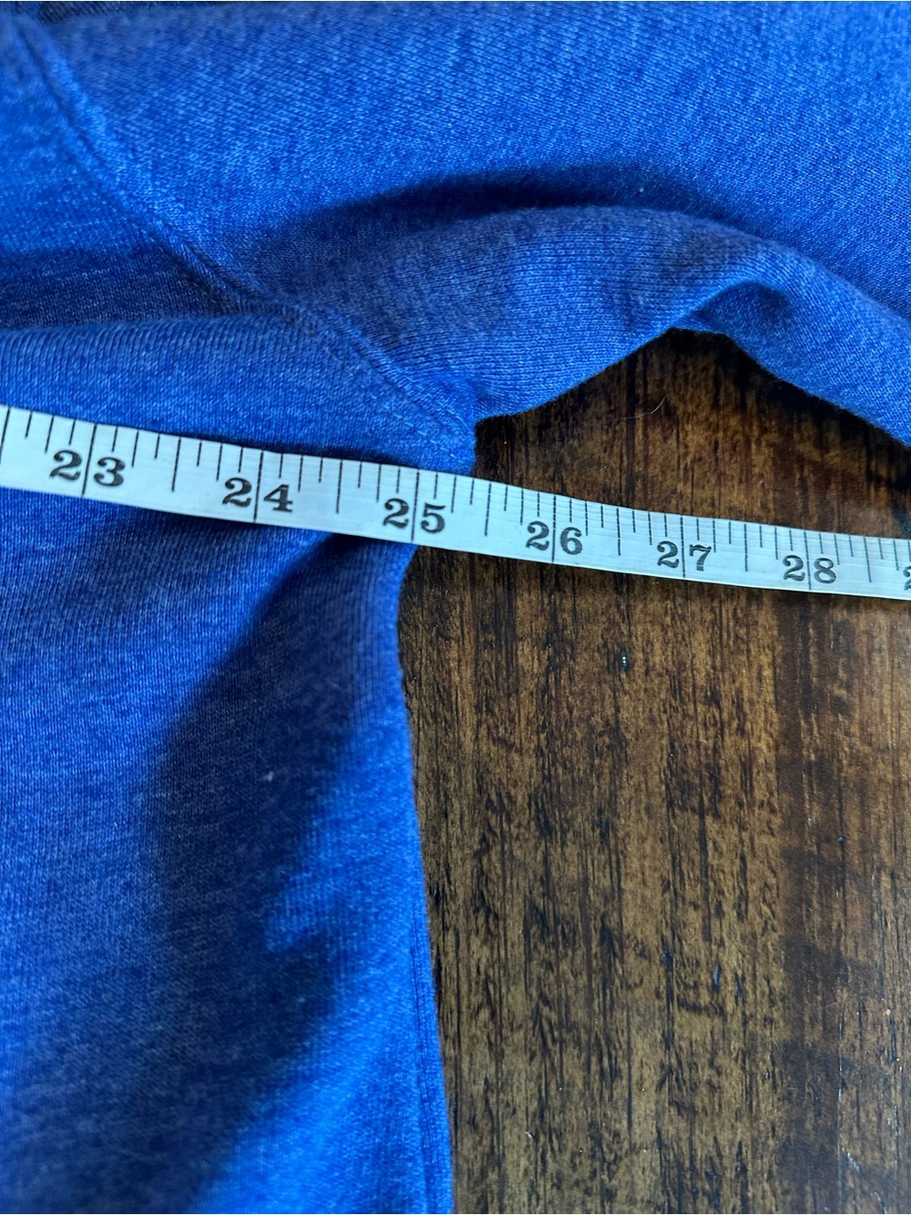 Kimes Ranch |  Women's North Star Logo Hoodie Marine Blue Heather, Size XXL - Picture 8 of 9